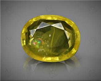 Natural Heated & Treated Yellow Sapphire Certified 2.23 CTS (DIN 86169 )
